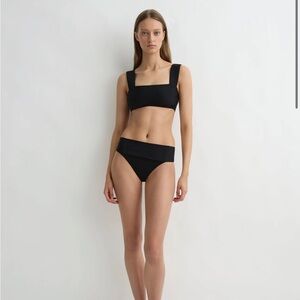 BONDI BORN NWT Faith Bikini Bottom - Black (Sculpteur®)